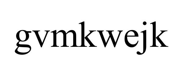  GVMKWEJK