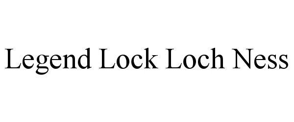  LEGEND LOCK LOCH NESS