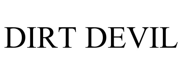 Trademark Logo DIRT DEVIL