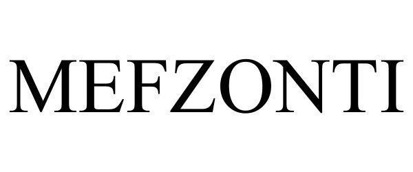 Trademark Logo MEFZONTI