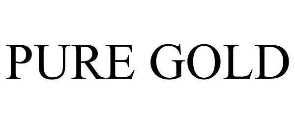 Trademark Logo PURE GOLD