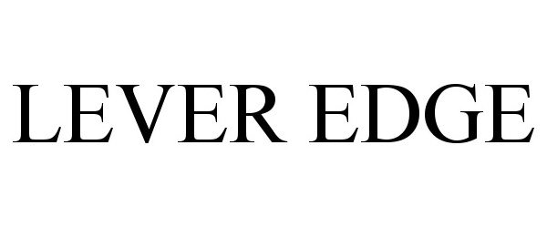 Trademark Logo LEVER EDGE