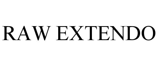 Trademark Logo RAW EXTENDO