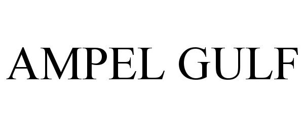 Trademark Logo AMPEL GULF
