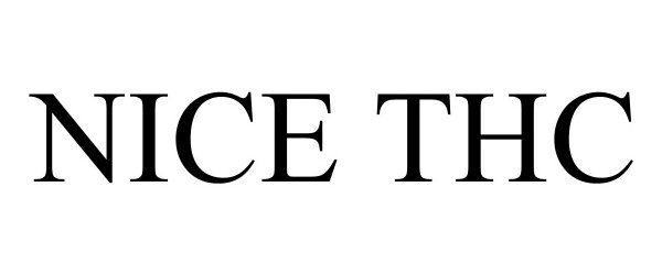 Trademark Logo NICE THC