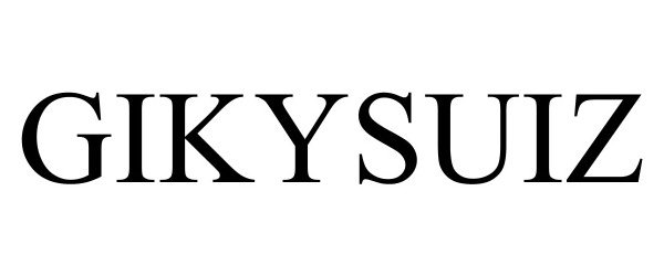  GIKYSUIZ