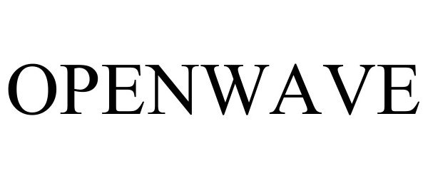 Trademark Logo OPENWAVE