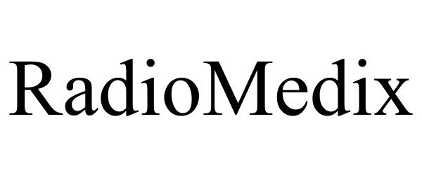 Trademark Logo RADIOMEDIX