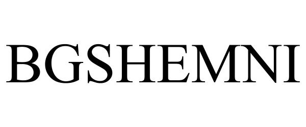  BGSHEMNI