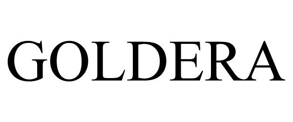 Trademark Logo GOLDERA