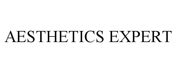Trademark Logo AESTHETICS EXPERT