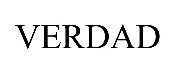 Trademark Logo VERDAD