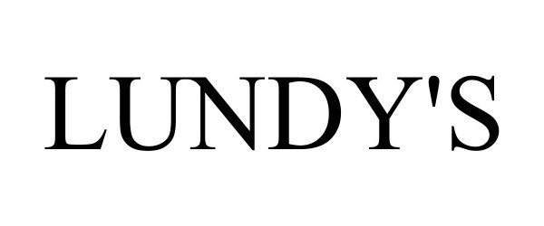 Trademark Logo LUNDY'S