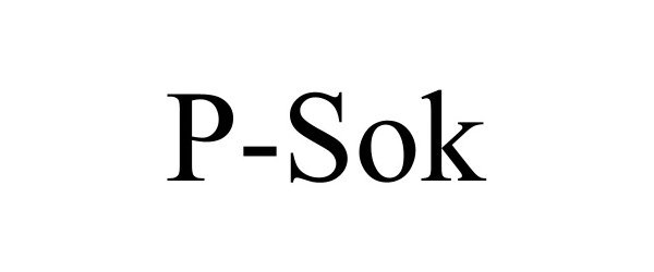 Trademark Logo P-SOK