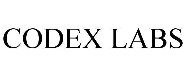 Trademark Logo CODEX LABS