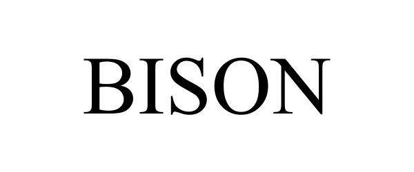 Trademark Logo BISON