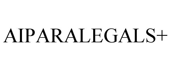 Trademark Logo AIPARALEGALS+