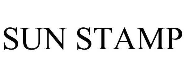 Trademark Logo SUN STAMP