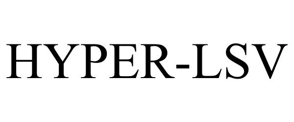 Trademark Logo HYPER-LSV