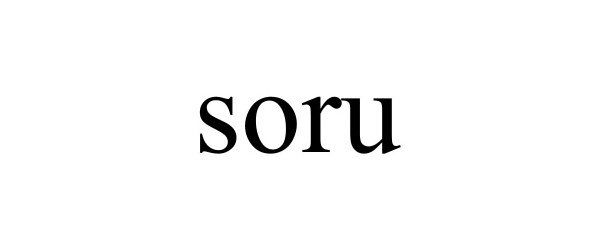 Trademark Logo SORU