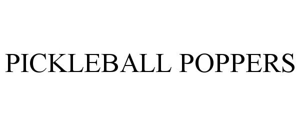  PICKLEBALL POPPERS