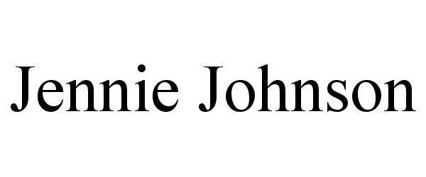 Trademark Logo JENNIE JOHNSON