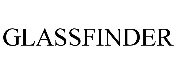 Trademark Logo GLASSFINDER