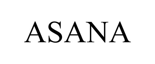 Trademark Logo ASANA