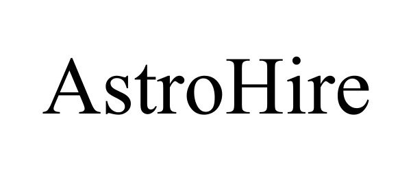 Trademark Logo ASTROHIRE