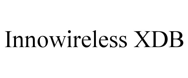 Trademark Logo INNOWIRELESS XDB