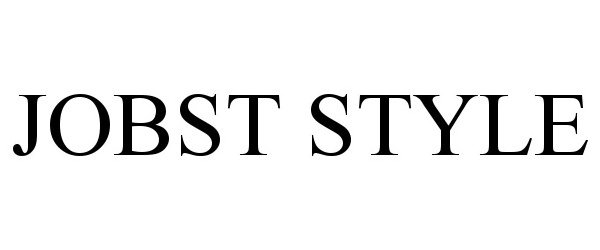 Trademark Logo JOBST STYLE