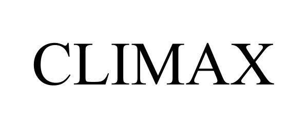 Trademark Logo CLIMAX