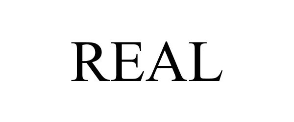 Trademark Logo REAL