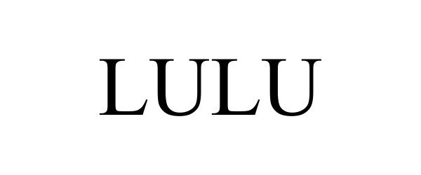 Trademark Logo LULU