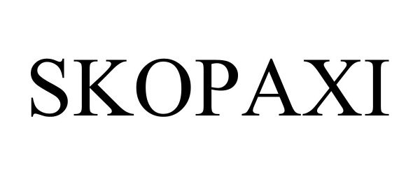 Trademark Logo SKOPAXI