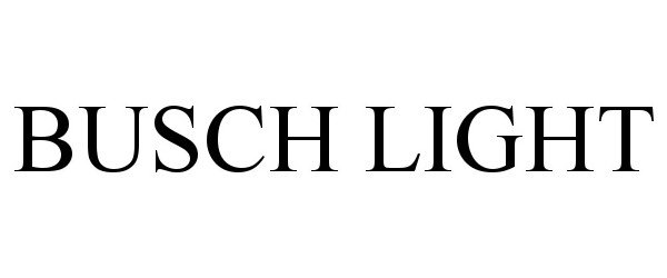 Trademark Logo BUSCH LIGHT