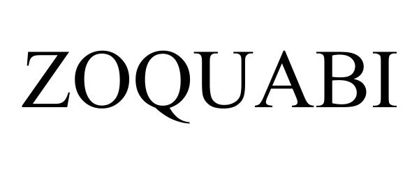 Trademark Logo ZOQUABI