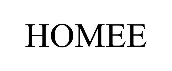 Trademark Logo HOMEE