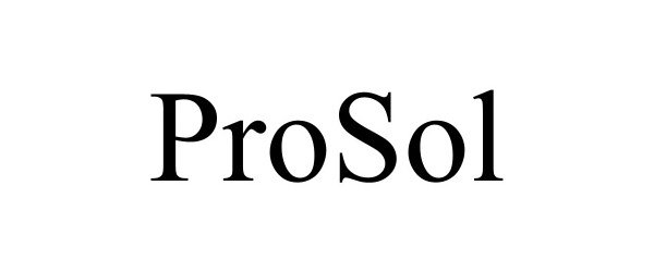 Trademark Logo PROSOL