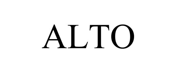 Trademark Logo ALTO