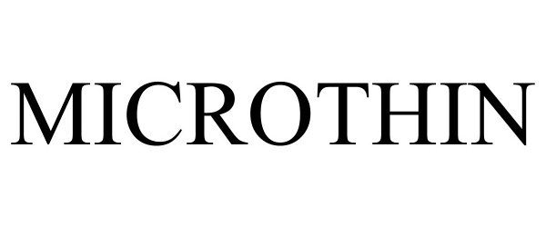 Trademark Logo MICROTHIN