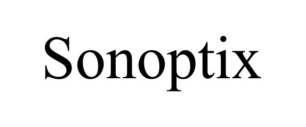 Trademark Logo SONOPTIX