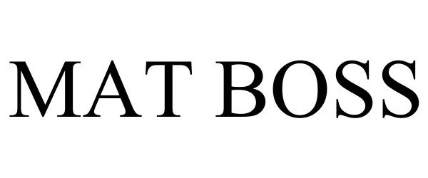 Trademark Logo MAT BOSS