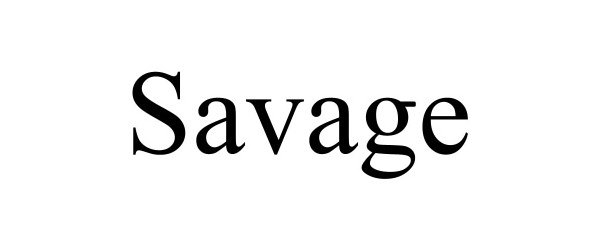 Trademark Logo SAVAGE