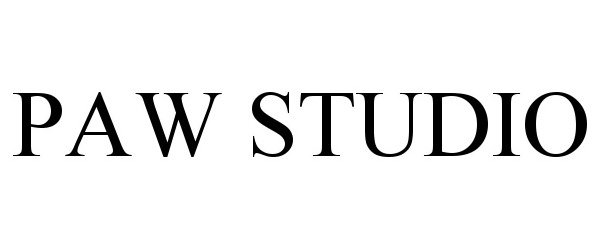 Trademark Logo PAW STUDIO