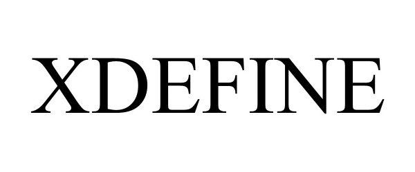 Trademark Logo XDEFINE