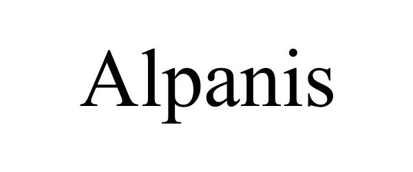  ALPANIS