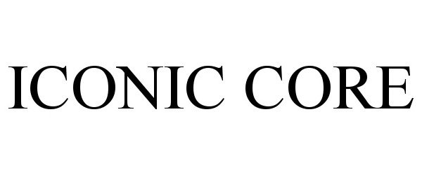 Trademark Logo ICONIC CORE