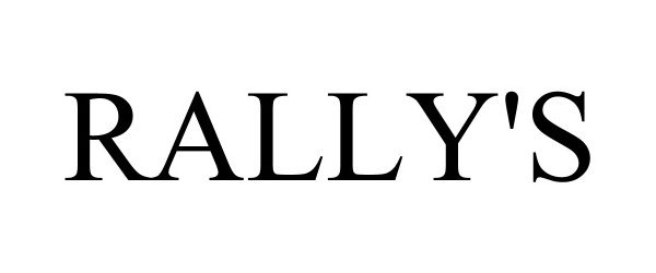 Trademark Logo RALLY'S