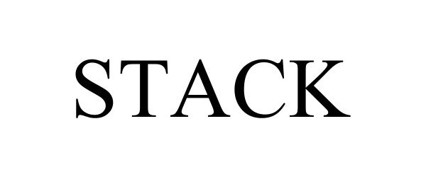 Trademark Logo STACK